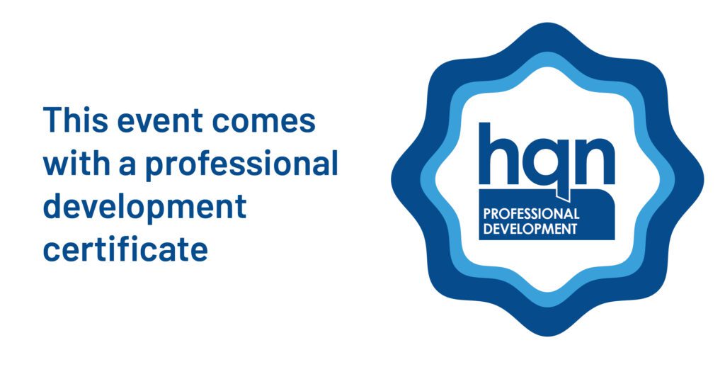 This event comes with a professional development certificate