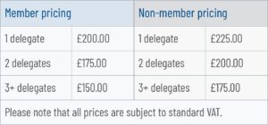 Pricing tables-2026 training half day